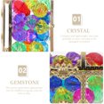 thumbnail image 3 of Miangastore 1 Set Colorful Plastic Diamonds Gems Fake Gem Jewels Acrylic Diamond Gems for Crafts with Box, 3 of 9