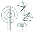thumbnail image 4 of 3 Sets Peony Support Cage, Grow Through Hoops Grids with 4pcs Legs,Plant Support Brace,Flower Strong Support Ring, 4 of 5