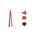thumbnail image 3 of INSPIRE CHIC Men's Self-Tied Solid Color Formal Slim Ties Red, 3 of 5