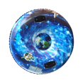 thumbnail image 2 of Siruishop Inflatable Snow Tube Snow Sled 43.3" Cold Resistant Sleigh Christmas Snow Sledge Dark Blue, 2 of 8