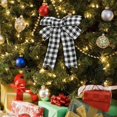 thumbnail image 2 of HBFAGFB Christmas Decoration Supplies 6m Plaid Ribbon Plaid Ribbon Christmas Tree Decoration B, 2 of 9