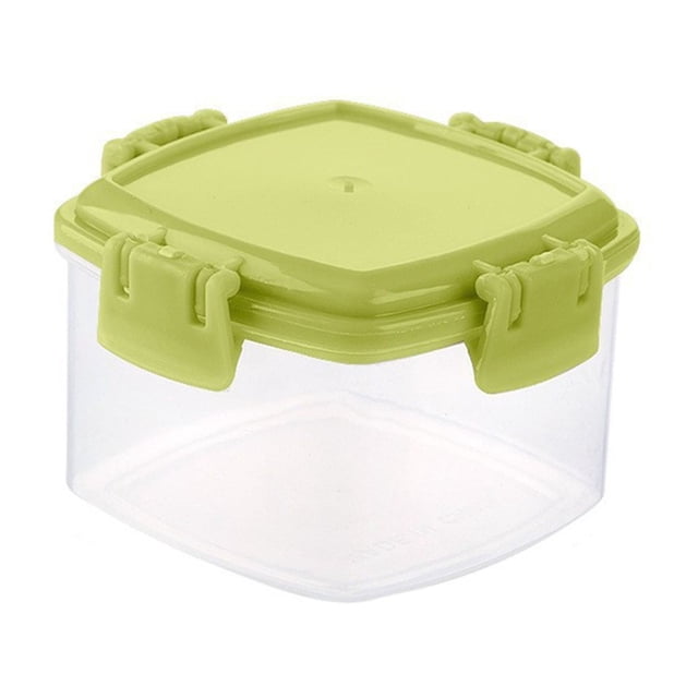 Glass Containers for Food Storage with Lids Glass Soup Containers with Lids Coffee Container Freezer Organization 100 Glasses 1Pcs Mini Square Seasoning Bottle Transparent Seasoning Storage Bottle