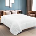 thumbnail image 1 of PiccoCasa Soft Lightweight Down Alternative Comforter, Twin, White, 1 of 7