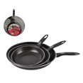 thumbnail image 2 of Alpine Cuisine 3 Piece 7, 9.5, & 11" Carbon Steel Non Stick Frying Pan Set, 2 of 3