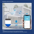 thumbnail image 2 of Sound and Light Siren Alarm Solar Outdoor IPX5 with Rechargeable Battery WiFi Solar Smart Sound and Light Sensor, 2 of 5