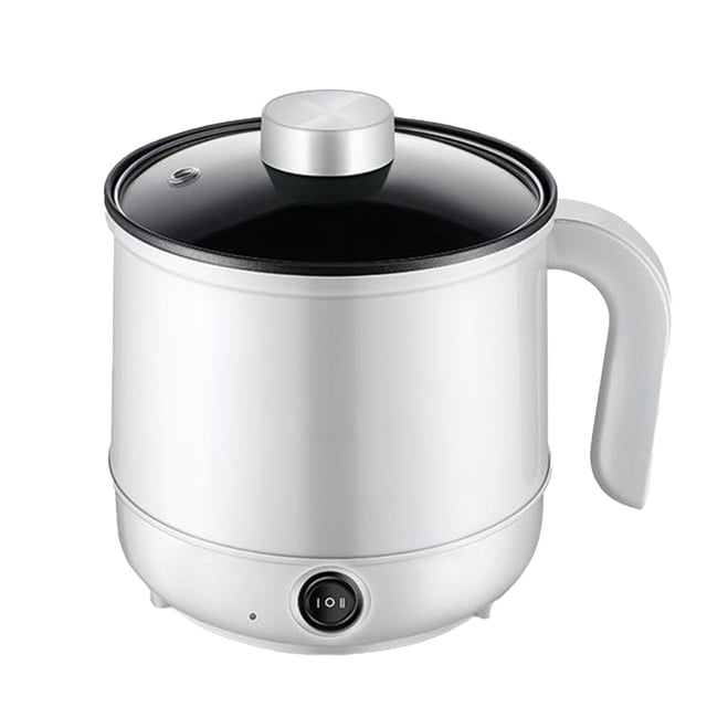 Jubipavy Pot And Pan Cookware Cooker,1.7L Cooker,2 Power Settings,Home Use Non Stick Frying Pan,Portable Traveling Cooker