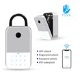 thumbnail image 2 of Key Safe TTlock APP Finrprint Digital Key Box App Remote Access Wall Mount Combination Security Lockbox ,Strong Secure, 2 of 7