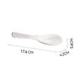 thumbnail image 3 of EGNMCR Non-Slip Bowl Spoon Asian Soup Spoon With Long Handle Japanese Ramen Spoons With Notch Food Grade Dessert Spoons Kitchen Spoons Set For Ramen spoon spoon, 3 of 5