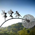 thumbnail image 1 of Fairy Garden Sculptures Stake Fairies And Dandelions Dance Together-, 1 of 4