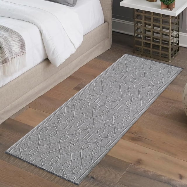 BY COCOON 2'5"x8' Runner Rug| Carpet Runner Hallway Runner Kitchen Rug Kitchen Runner (75 Cm x 244 Cm)