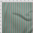 thumbnail image 2 of oneOone Organic Cotton Voile Fabric Multicolor Stripe Printed Craft Fabric BTY 42 Inch Wide, 2 of 3