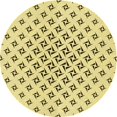 thumbnail image 1 of Ahgly Company Tapis d'Intérieur Lavables en Machine, Ronds, Jaunes, 8' Ronds, 1 of 7