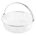 thumbnail image 2 of Kbndieu Fryer Basket 304 Stainless Steel Breath Fryer Basket Double-Ear Handle Mesh Basket Steamerss Round Grill Steam Rack Dehydration Rack Filter Basket Kitchen Essentials, 2 of 5