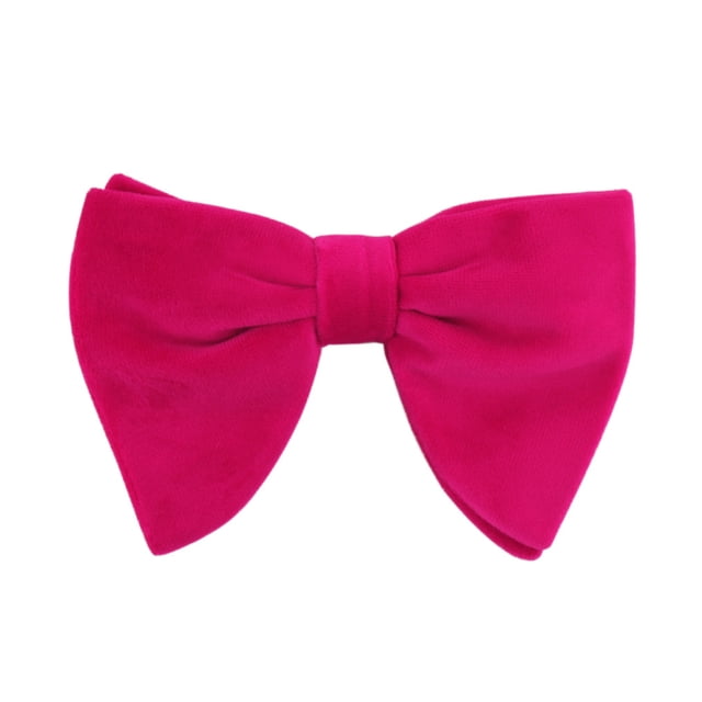 fastboy Stylish Velvet Bow Tie With Elastic Belt Stable Fixation Non-displacement Wide Application Halloween K
