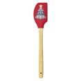 thumbnail image 1 of Holiday Time Christmas Tree Silicone Non-stick Spatula with Wooden Handle, Festive Baking Tool, 1 of 6