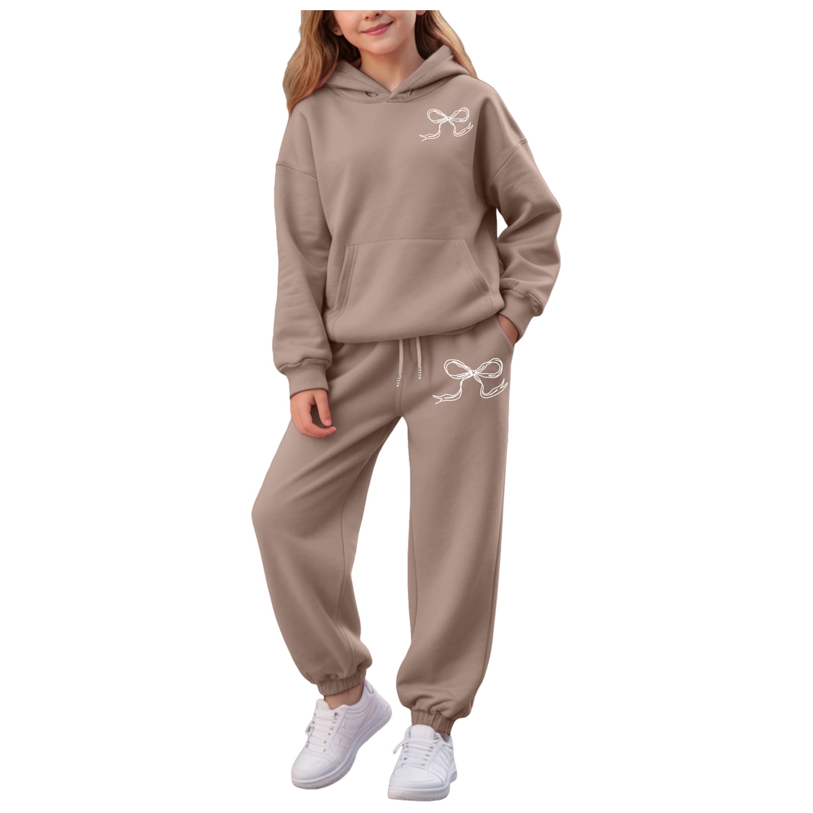 Staki Girls Sweatshirt And Pants Set Sweatpants Set - 2 Piece