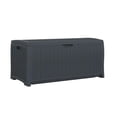 thumbnail image 1 of Suncast 73 gal. Resin Wicker Deck Box for Patio or Outdoor Use - Cyberspace, 1 of 5