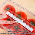 thumbnail image 4 of TopLLC Closet Organizers and Storage Refrigerator Food Storage Box Food Grade Preservation Box Kitchen Vegetable Dumpling Sorting Box Refrigerated Food Storage Box Plastic kitchen storage box, 4 of 7