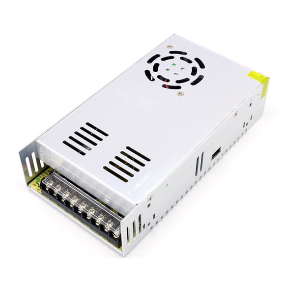 Graflsoa 48V DC Aluminum LED Power Supply, 10.4A 500W, Fan Cooling, Indoor Use Only, AC 100-240V Input, Multiple Power Options Available