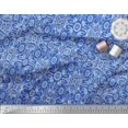 thumbnail image 2 of Soimoi Rayon Fabric Floral & Moroccan Damask Print Sewing Fabric Yard 42 Inch Wide, 2 of 3