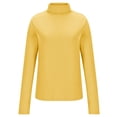 thumbnail image 4 of BLVB Women's Turtleneck Long Sleeve Base Layer Shirts Fall Fashion Basic Thermal Underwear Tops Winter Clothes, 4 of 7