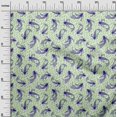 thumbnail image 3 of oneOone Viscose Chiffon Light Green Fabric Asian Japanese Koi Fish Craft Projects Decor Fabric Printed by The Yard 42 Inch Wide, 3 of 4