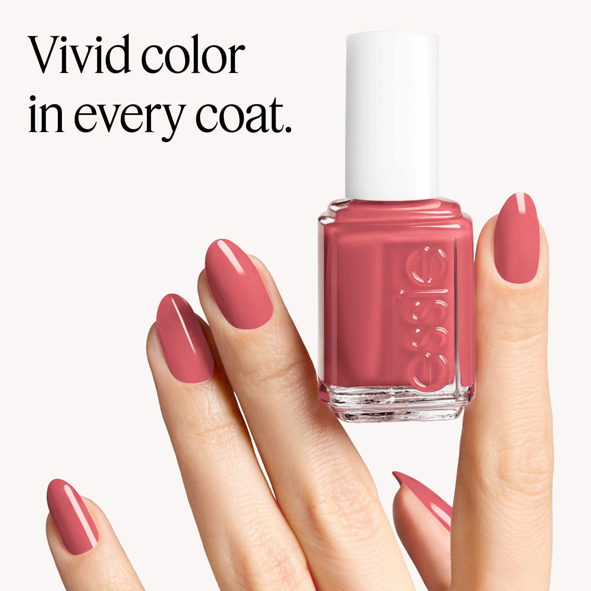 essie vernis à ongles, végétalien, finition brillante, formule de qualité salon, topless & barefoot, 13.5ml