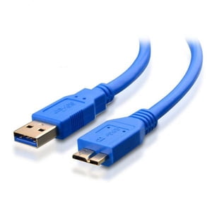 AxGear USB 3.0 Un mâle à micro B mâle câble de charge de données pour Samsung Note 3 4 5 6Ft