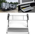 thumbnail image 3 of RV Step, Foldaway Entry Single Step With LED Light M10 Mounting Bearing 150KG Anti-Skid Aluminum Alloy, 3 of 8