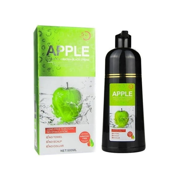 Natural Hair Coloring Cream Black Hair Dye Apple Hair Colorants For Women Men