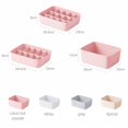 thumbnail image 4 of Stackable White Organizer Bins Clothes Storage Baskets for Household Storage Organization, 4 of 4