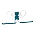 thumbnail image 3 of Sentmoon Bathroom Shelves Bathroom Organizers and Storage No-hole Coat Rack Storage Balcony Drying Rack Clip Hooks Tissue Towel Storage Rack Washer Shelves, 3 of 7