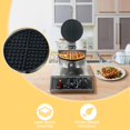 thumbnail image 3 of Gaufrier Commercial, Gaufrier Rond 1200 W, Machine à Gaufres Antiadhésive en Acier Inoxydable, Moule de Cuisson pour Restaurants, 3 of 8