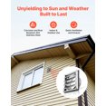 thumbnail image 3 of VEVOR 6 Inch Square Wall Vent Cover Louvered Stainless Steel AC Vent 1 Pack, 3 of 9