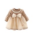 thumbnail image 1 of RKSTN Robe à Manches Longues pour Filles, Version Robe pour Enfants, Robe Princesse avec Nœud Loli-ta, Robe d'Automne, 1 of 6