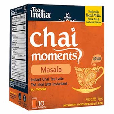Tea India Chai Moments Masala Tea, 10 Sticks, 223 g