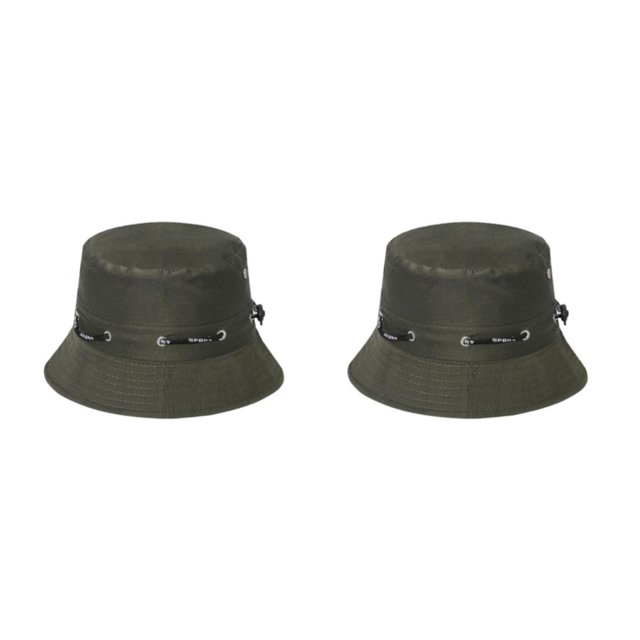 kurtrusly 1/2/3/5 Sun Protection Fisherman Cap With Breathable And Comfortable Sunscreen Sunscreen Fisherman Cap Olive 58cm 2PCS