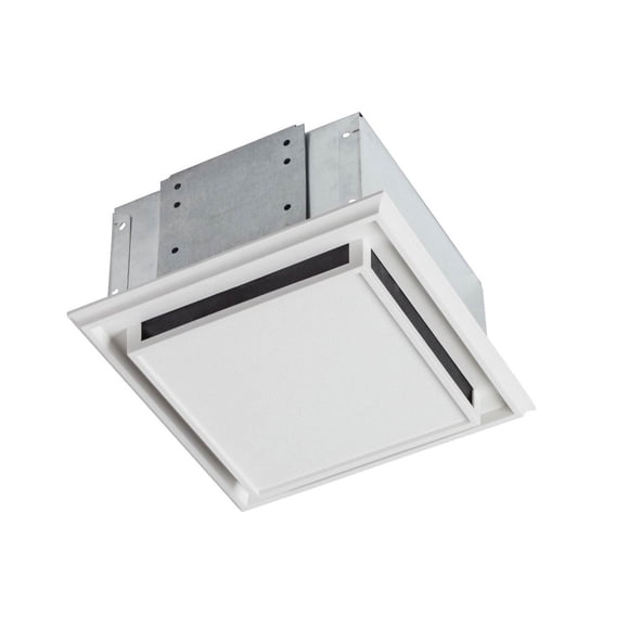 Broan 682 Ventilateur de Salle de Bain avec Filtre à Charbon et Grille en Plastique Blanc