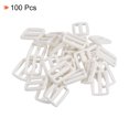 thumbnail image 3 of Unique Bargains White Tri-Glide Slide Buckles Webbing Strap Fastener (100 Pack), 3 of 5