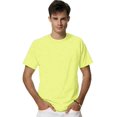 thumbnail image 1 of Hanes Adult X-Temp Unisex Performance T-Shirt, 2X, Neon Lemon Heather, 1 of 1