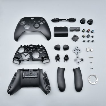 Replacement Shell Kit for Xbox Series X & S Controller, Full Shell Cover, Panel, Mid Frame, Side Rails, Buttons (ABXY, LT RT, LB RB) DIY Custom Shell and Thumbsticks