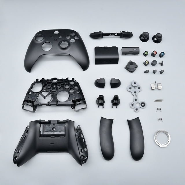 Replacement Shell Kit for Xbox Series X & S Controller, Full Shell Cover, Panel, Mid Frame, Side Rails, Buttons (ABXY, LT RT, LB RB) DIY Custom Shell and Thumbsticks