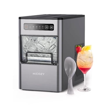 HiCOZY Portable Ice Maker, 24 lb Capacity, Self-Cleaning, Compact, Bullet Ice, HiCOZY