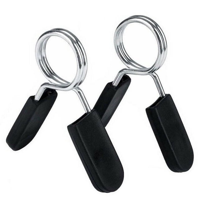 Yhmxh Workout Equipment Exercise Equipment Home Gym Equipment Pilates Equipment 2Pcs 50mm Barbell Gym Weight Bar Dumbbell Lock Clamp Spring Collar Clips Barbell Collars