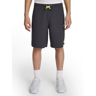 Short d'entraînement Reebok Pace Breaker pour garçon avec poches, entrejambe de 18 cm