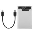 thumbnail image 2 of Qiilu USB C 3.1 Hard Drive Enclosure Type C To External 2.5in HDD Case Box UASP, 2 of 8