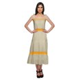 thumbnail image 1 of Moomaya Robe Longue Maxi Décontractée pour Femmes en Coton Imprimé à Bretelles Réglables, 1 of 6