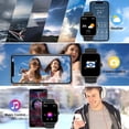 thumbnail image 4 of Beige Smart Fitness Watch with 1.96" HD Display, BT5.2 Call Function, 24H Health Monitoring (Heart Rate, Temperature, Sleep, Menstrual Cycle), 100+ Sports Modes, 7-10 Days Battery Life, Compatible, 4 of 7