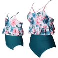 thumbnail image 2 of Maillot de Bain Fille Taille Haute Deux Pièces Bikini Ensemble Tenue de Bain, 2 of 7