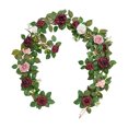 thumbnail image 4 of Youkk Fleurs Artificielles Intérieur Ou Extérieur à l'Apparence Réaliste Durables Rouge Ensemble de 5, 4 of 6